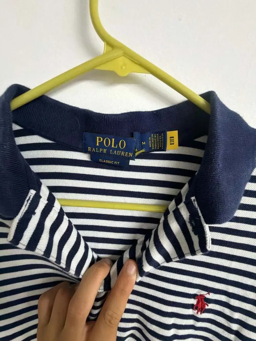 Polo Ralph Lauren Men's Classic Fit Striped Mesh Polo Shirt
